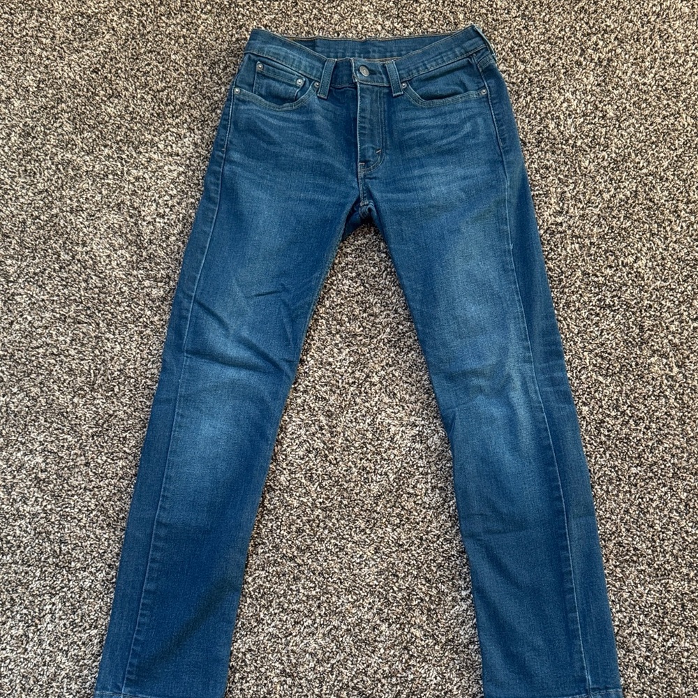 Levi's Men's Dark Blue Straight Jeans